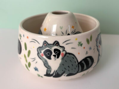 Set Matcha - White - Raccoons - Image 7