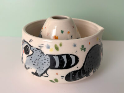 Set Matcha - White - Raccoons - Image 6