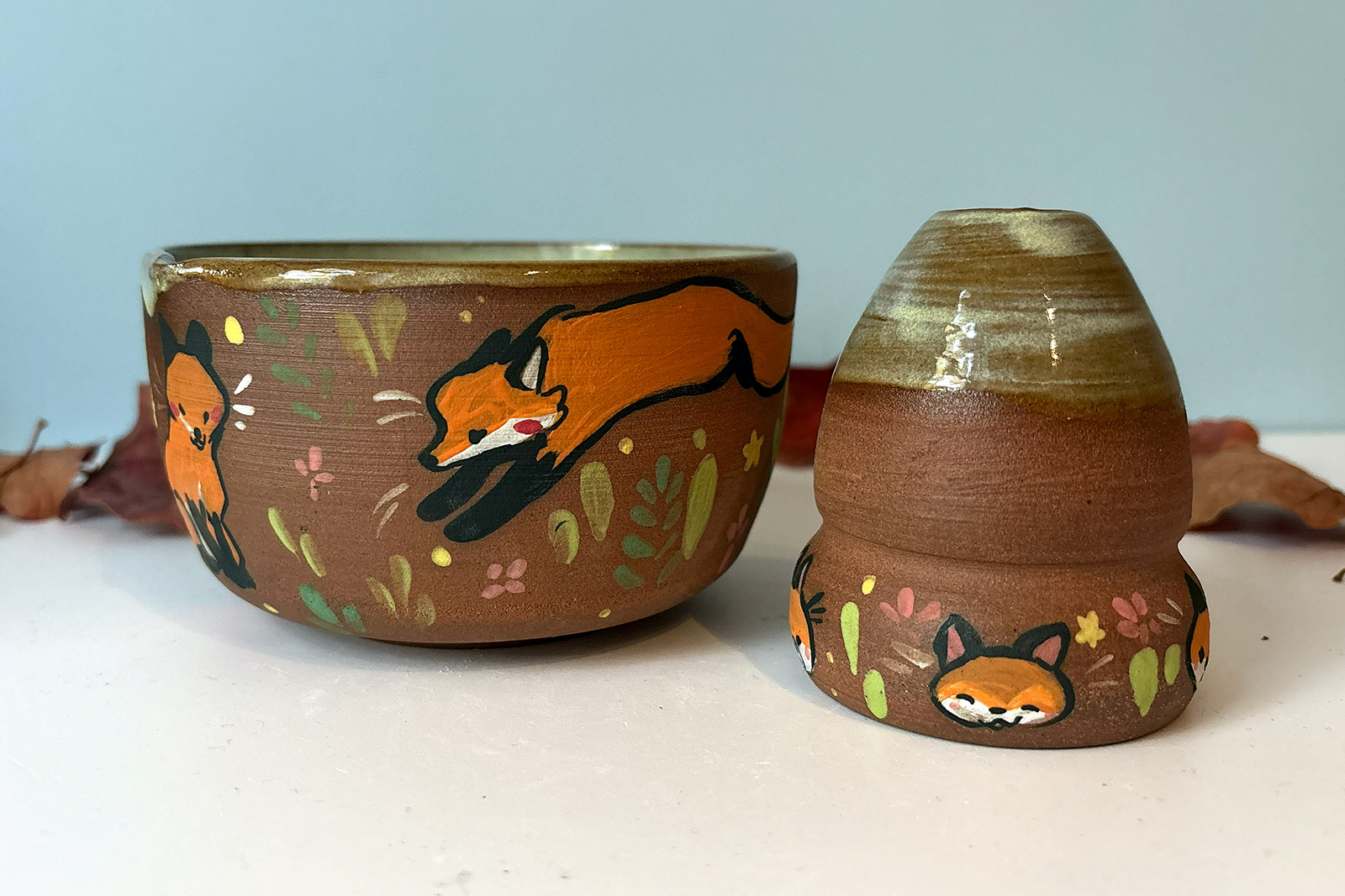 matcha set fox