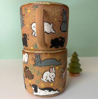 Mug - Speckled - Too Many Bunnies - Image 2
