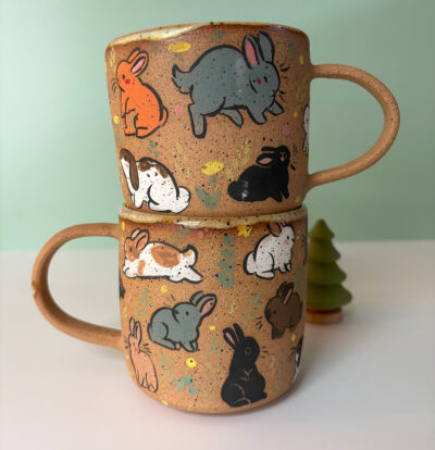 Mug - Speckled - Too Many Bunnies - Image 5