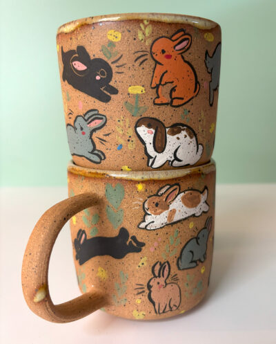 Mug - Speckled - Too Many Bunnies - Image 4