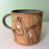 mug speckled bunnies
