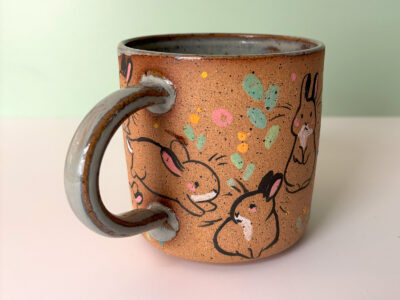 Mug - Speckled - Bunnies - Image 4