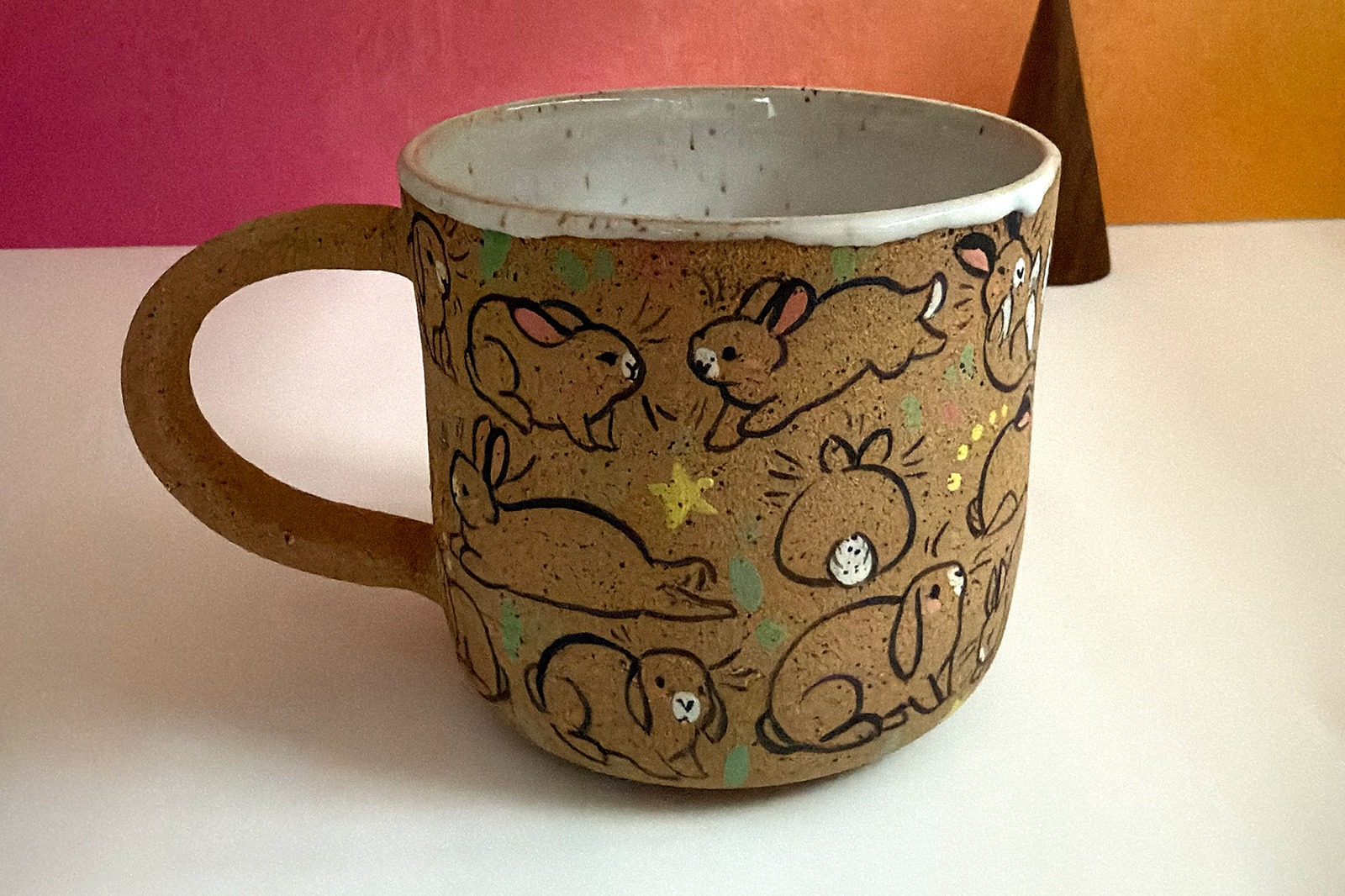 Mug - Moucheté - Lapins