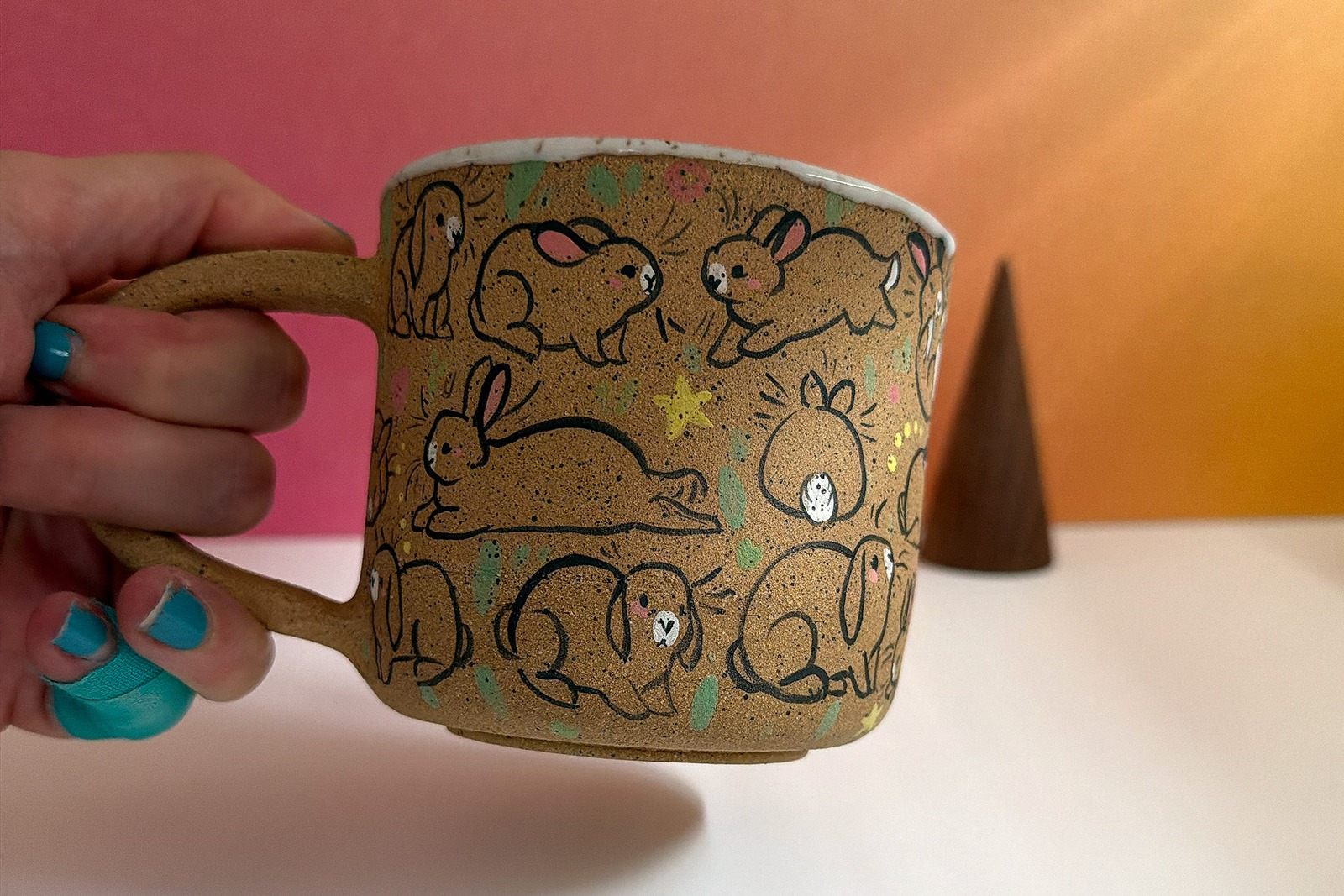 Mug - Moucheté - Lapins – Image 3