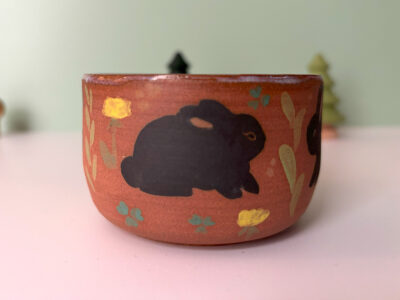 Tumbler - Red - Black Bunnies - Image 2