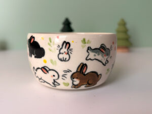 tumbler too many bunnies