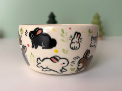Tumbler - White - Too Many Bunnies - Image 5