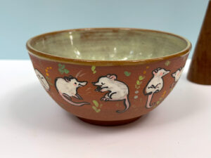 bowl white rats
