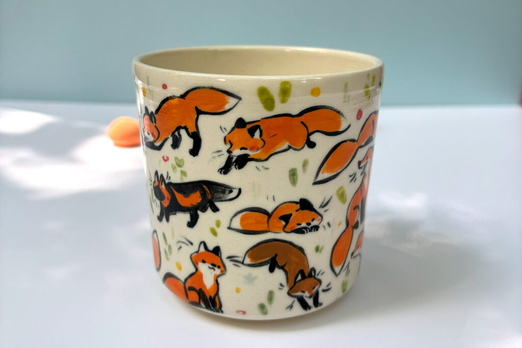 too many foxes cup