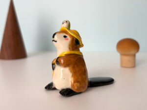 beaver figurine