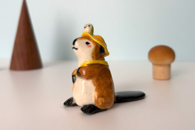 beaver figurine