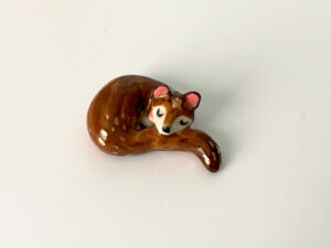 pine marten figurine