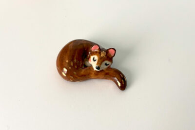pine marten figurine