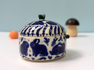 Pot à sel - Lapins et Carotte