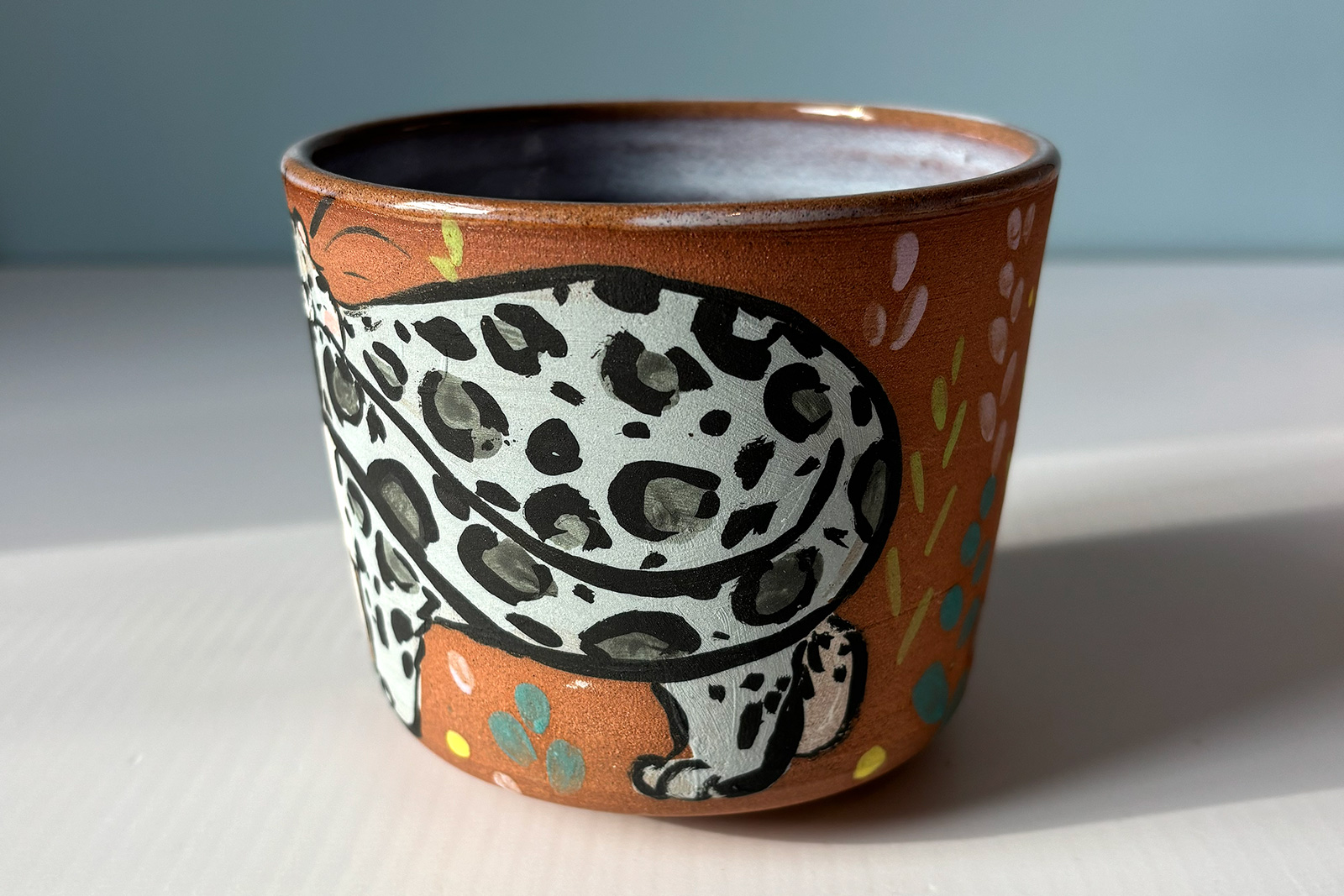 Alternative view of Cup - Red - Snow Leopard