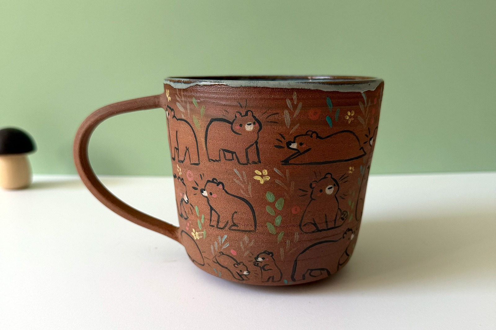 Mug Rouge : Plein d'Ours