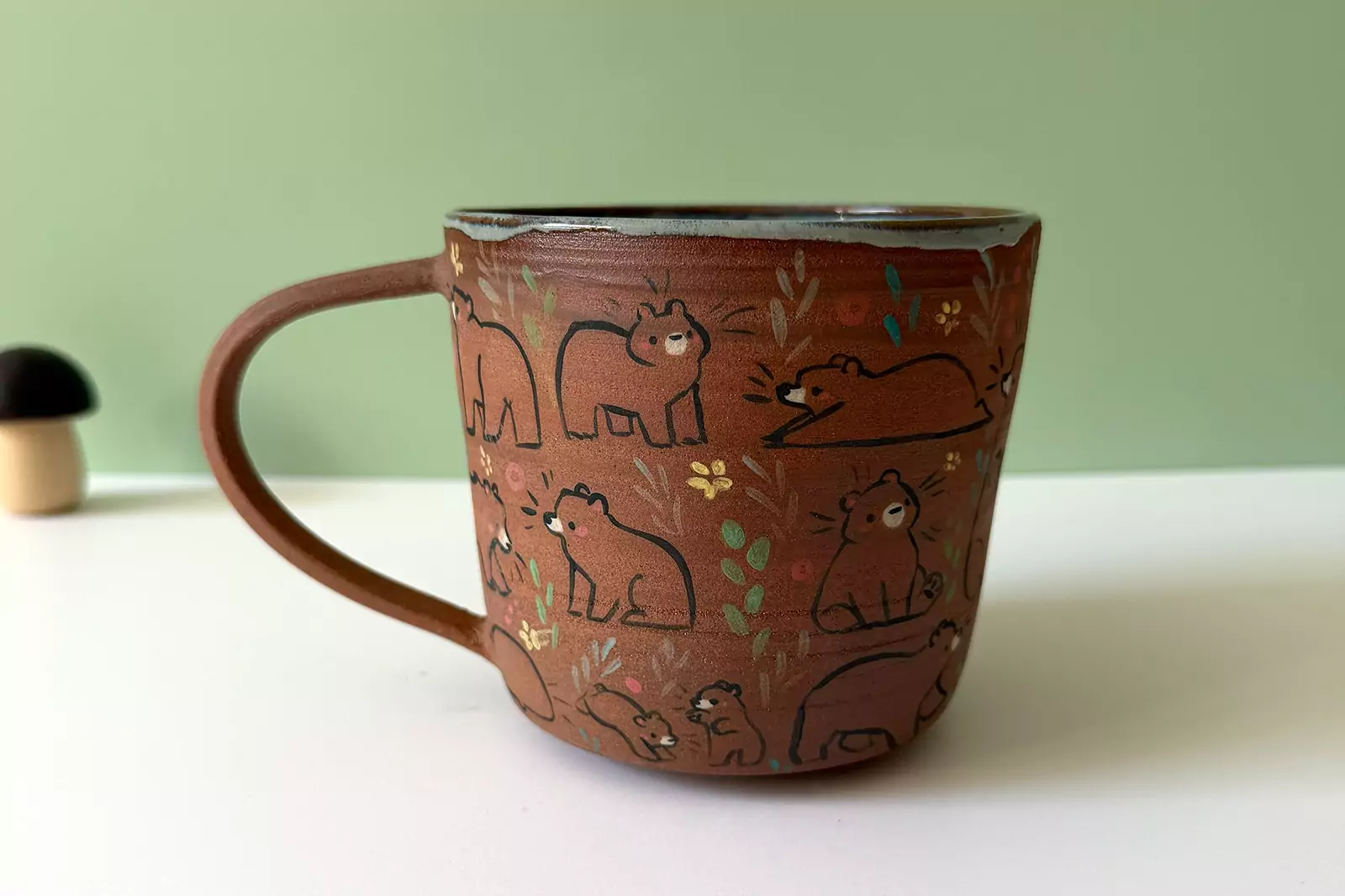 Mug - Red - Too Many Bears