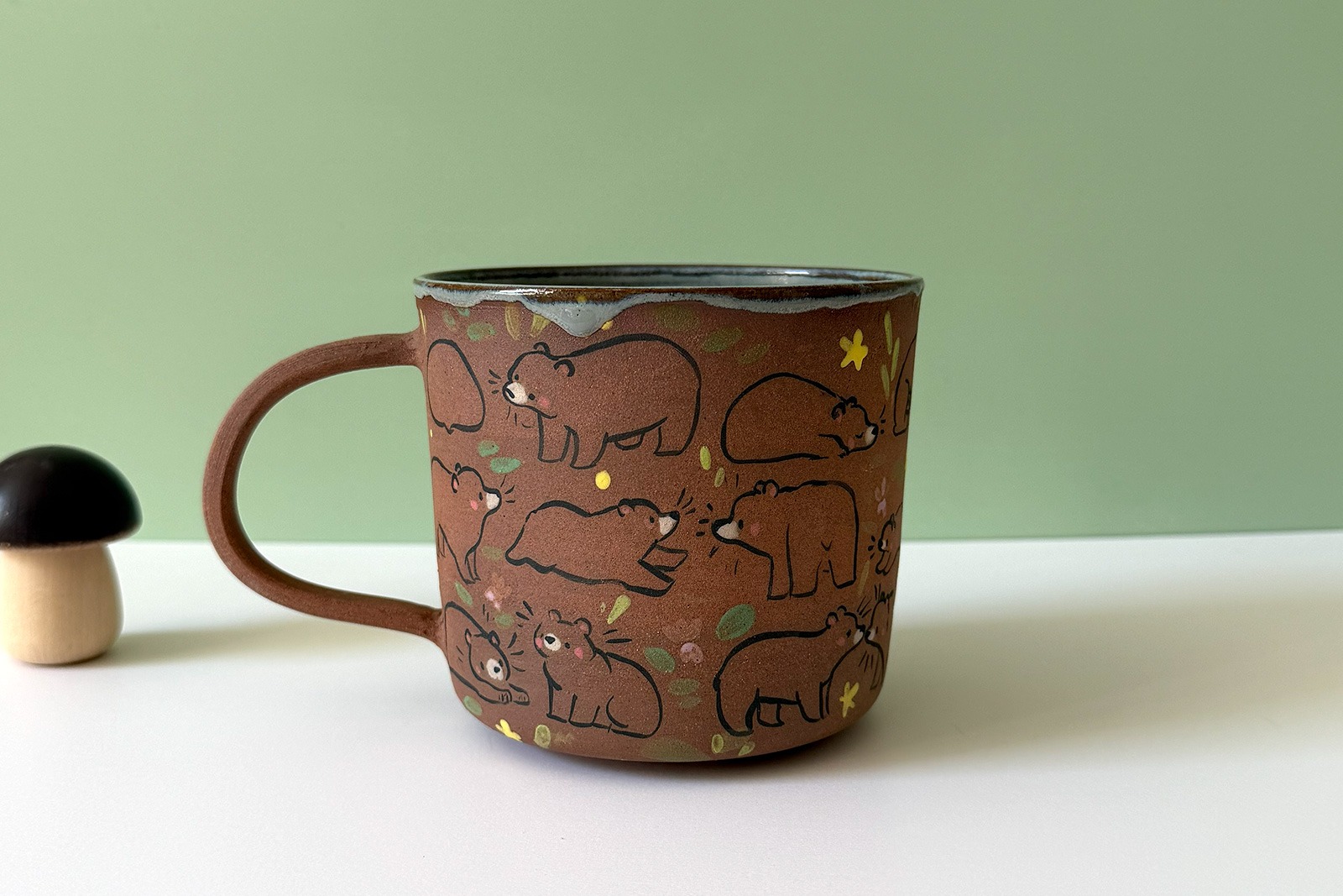 Mug - Red - Too Many Bears