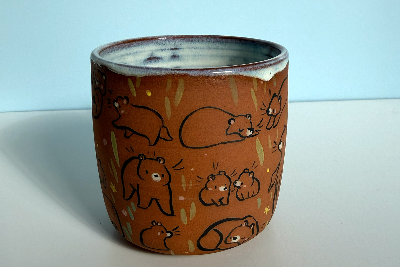 Alternative view of Cup - Red - Too Many Bears