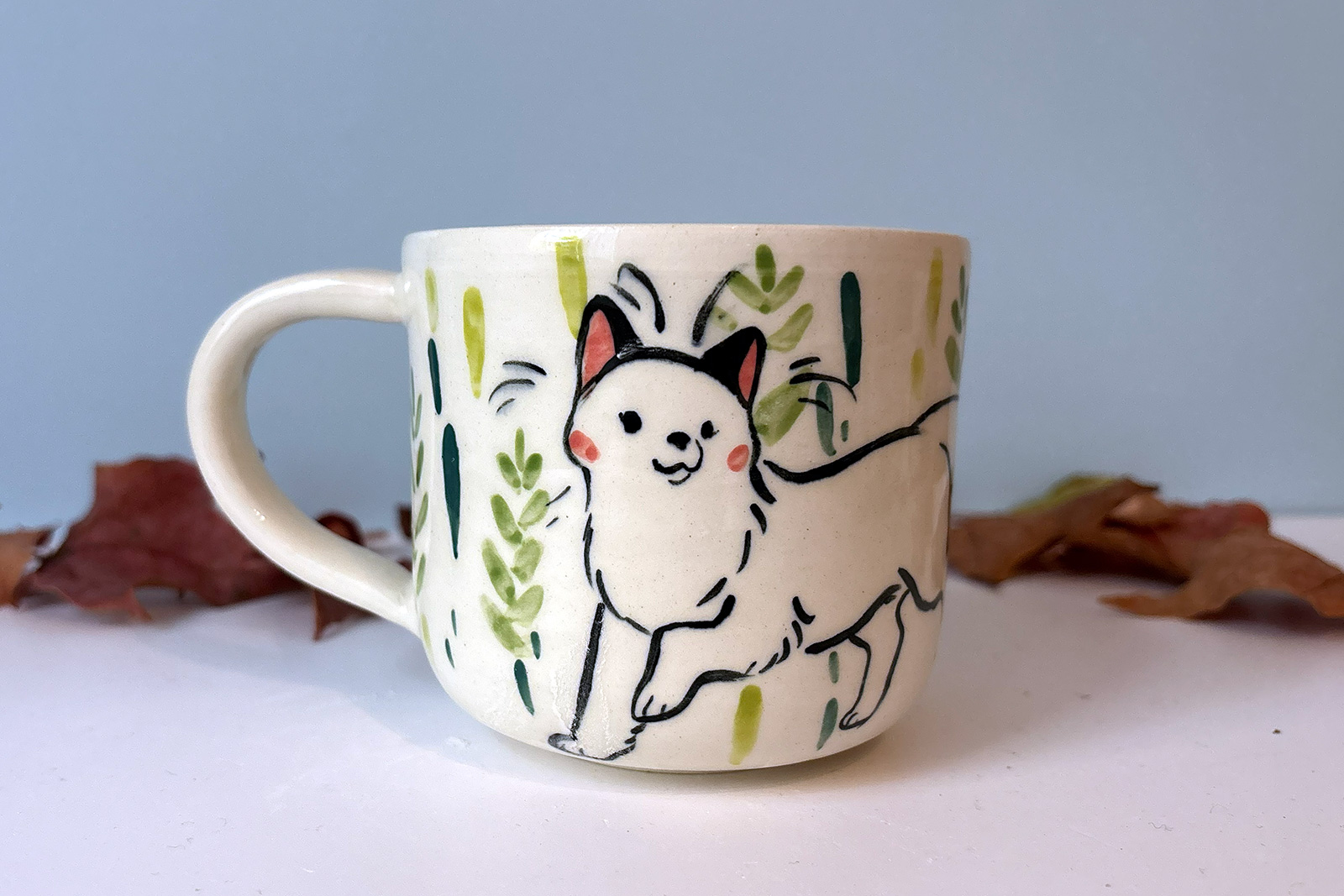 Mug - Famille Renards Blancs