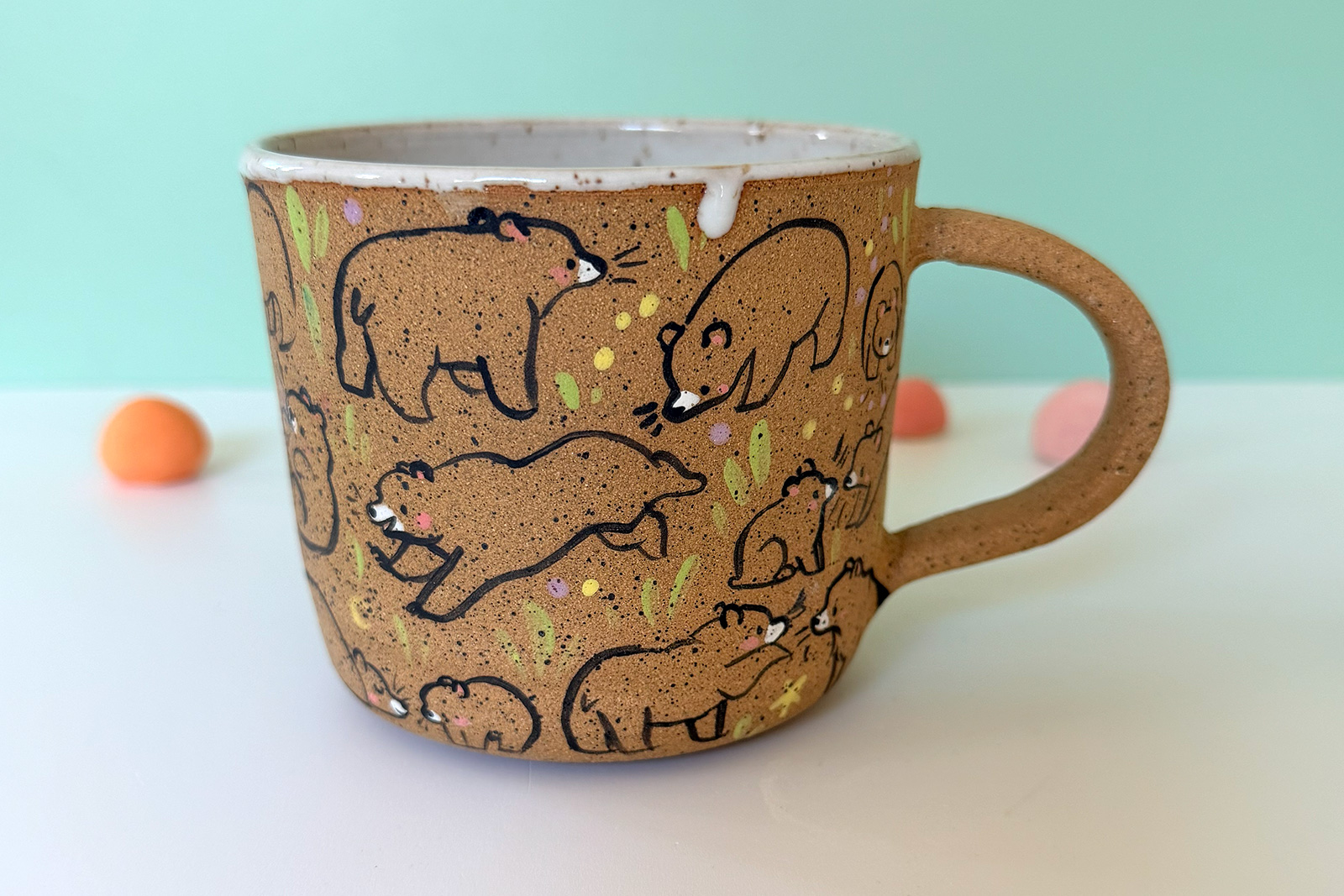 Cup - Speckled - Too Many Bears