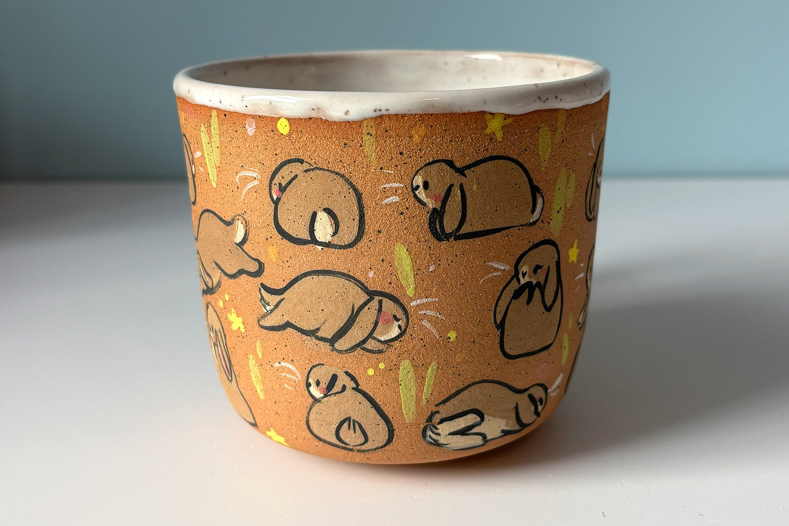 Alternative view of Big Bunny Mug