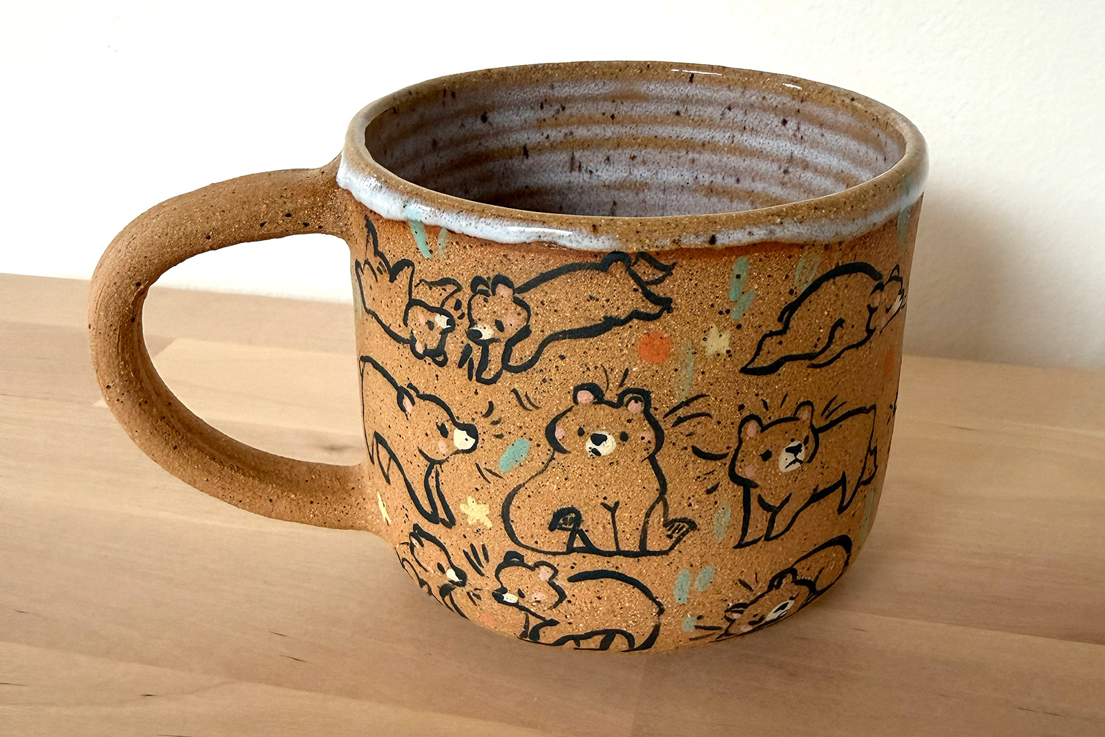 Cup - Speckled - Too Many Bears