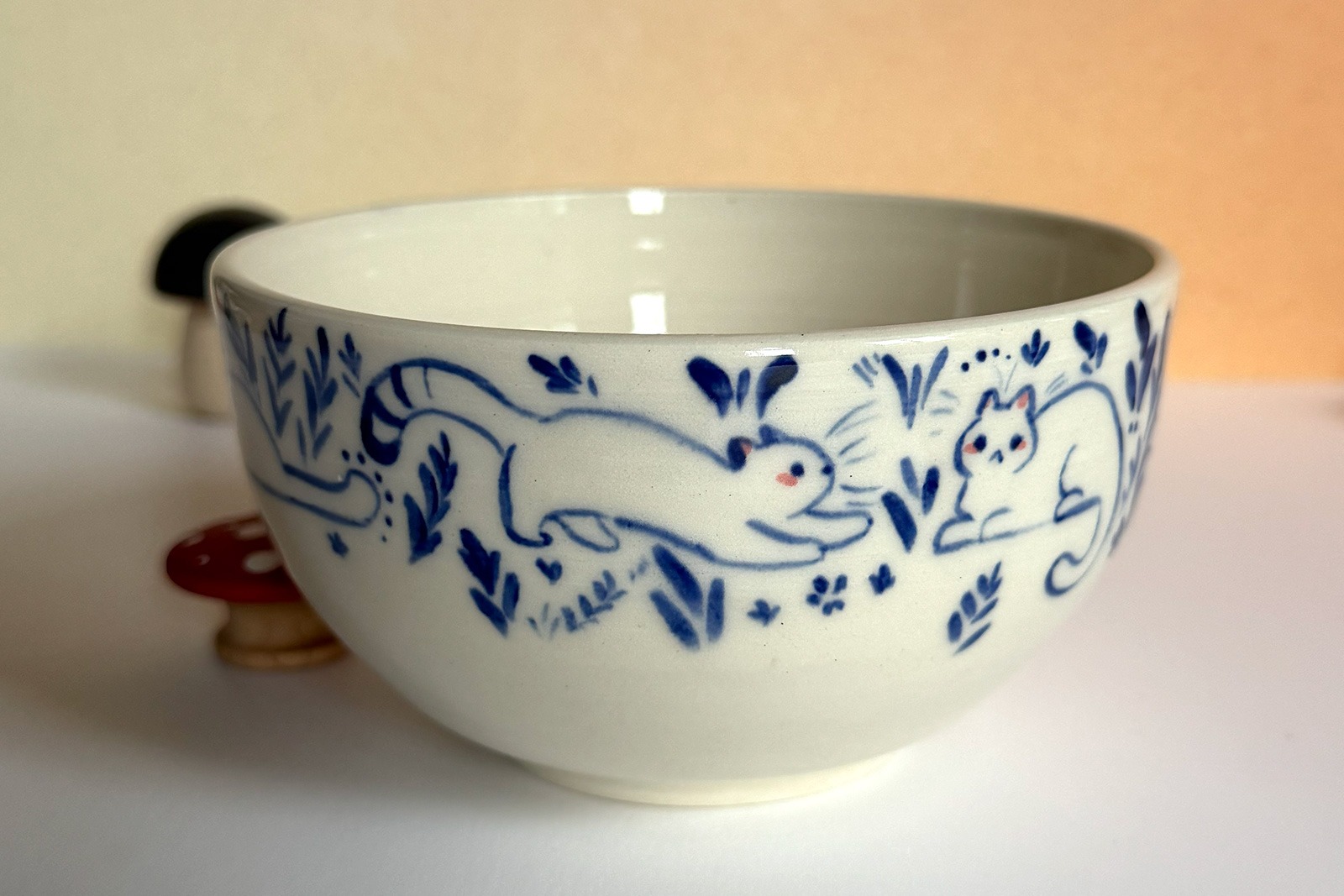 Bowl - Blue Cats - Image 4