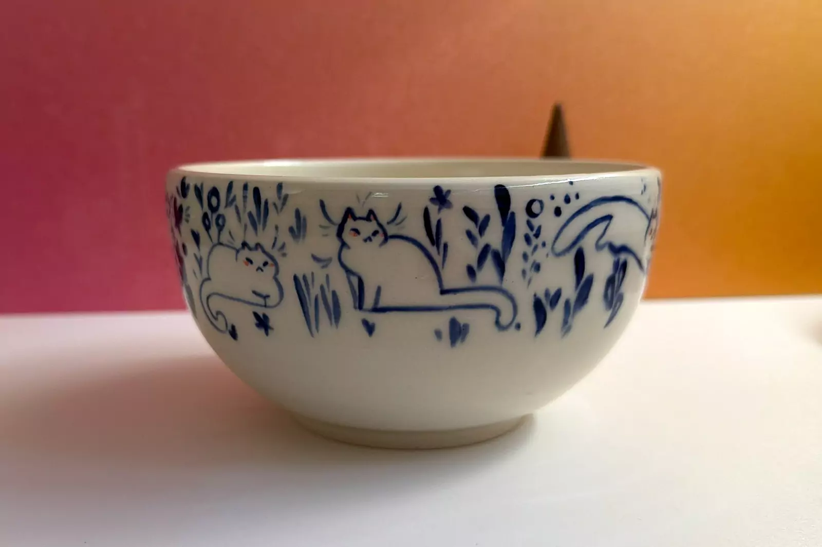 Bowl - Blue Cats - Image 4