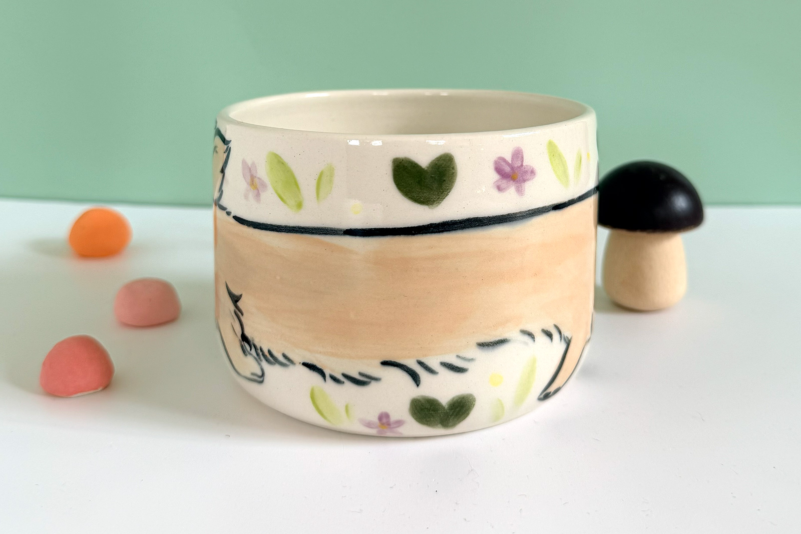 Alternative view of Latte Mug - Dachshund