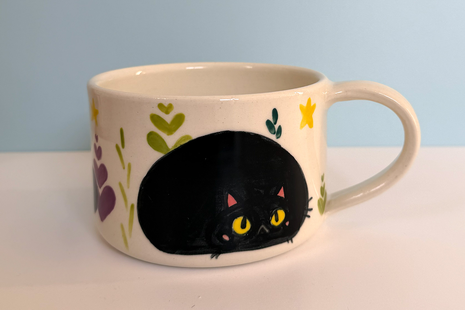 Mug Latte - Chats Noirs