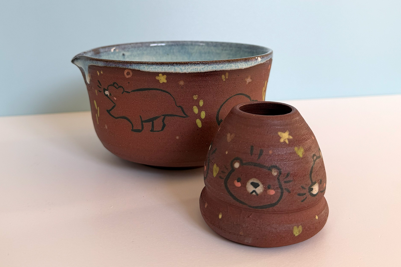 Custom Matcha Set  - Bears