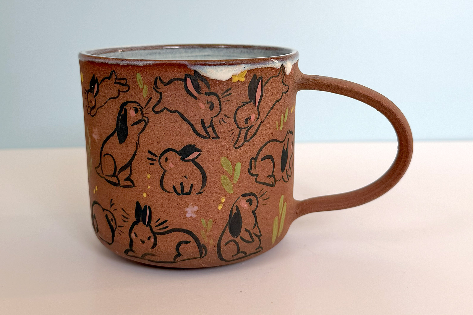 Mug - Red - Too Many Bunnies - Image 3
