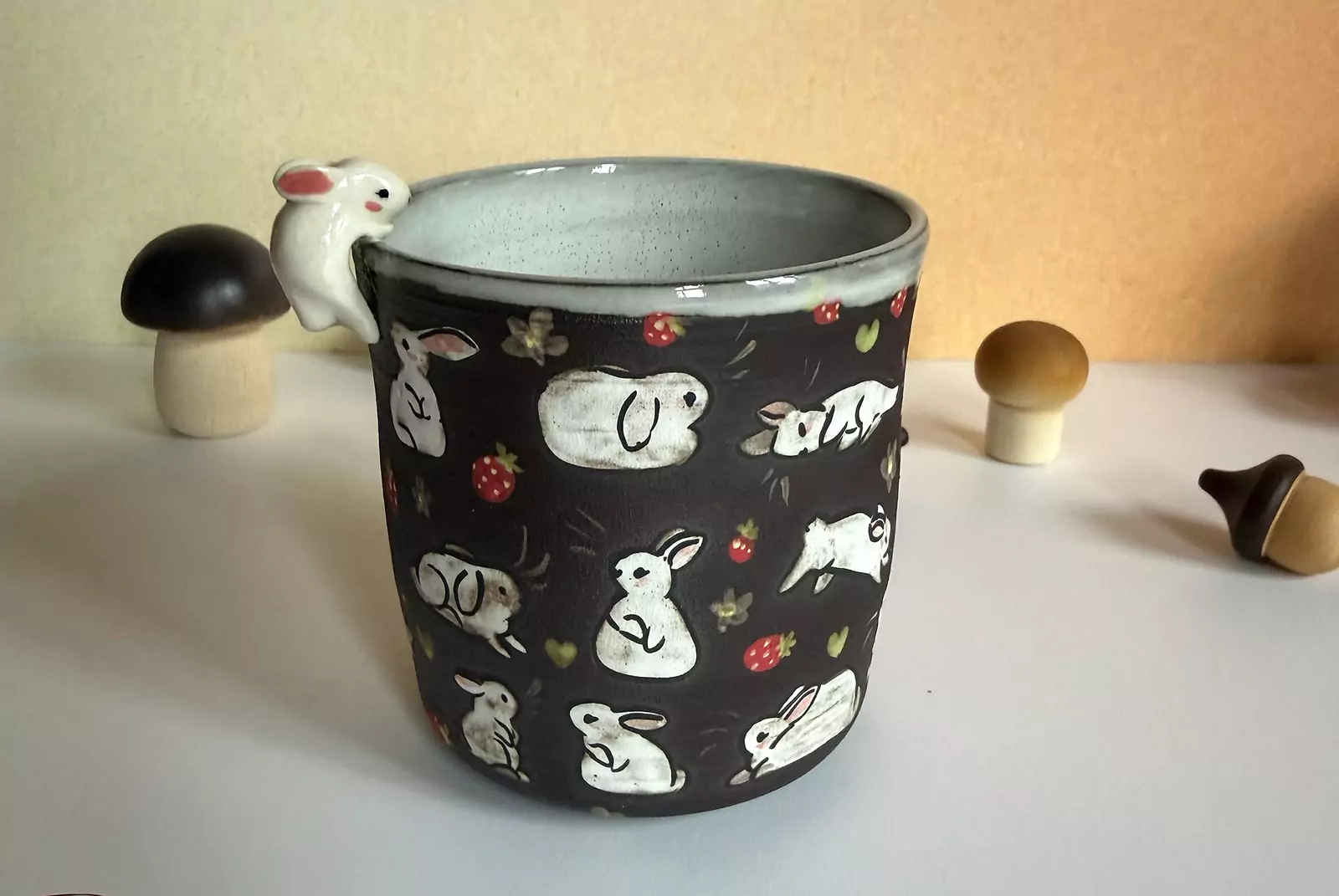 Small Cup - Sculpted - Strawberry Hamsters - Image 10