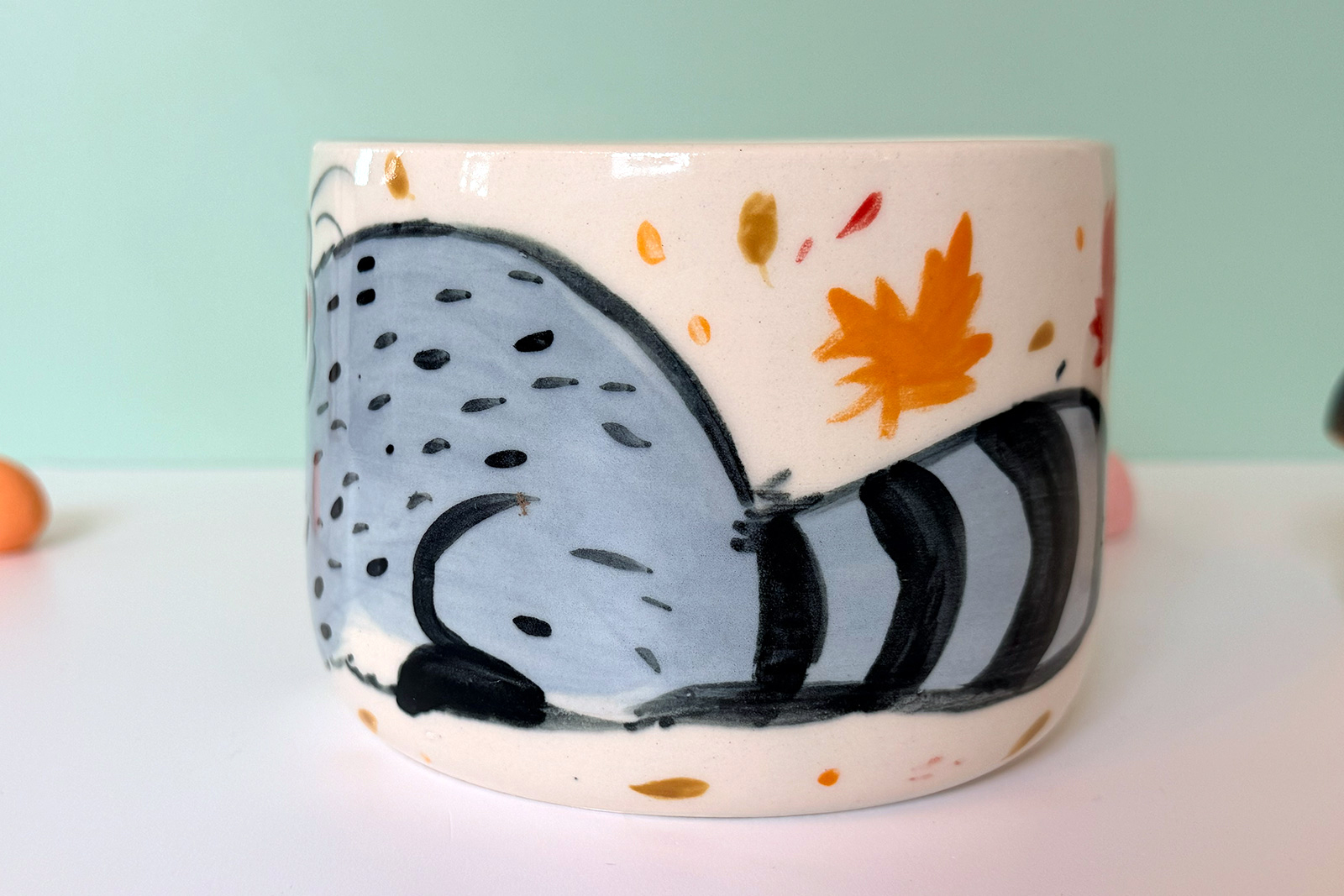 Alternative view of Latte Mug - Raccoon