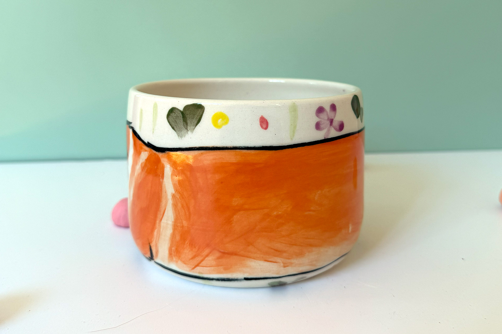 Alternative view of Latte Mug - Pembroke Corgi