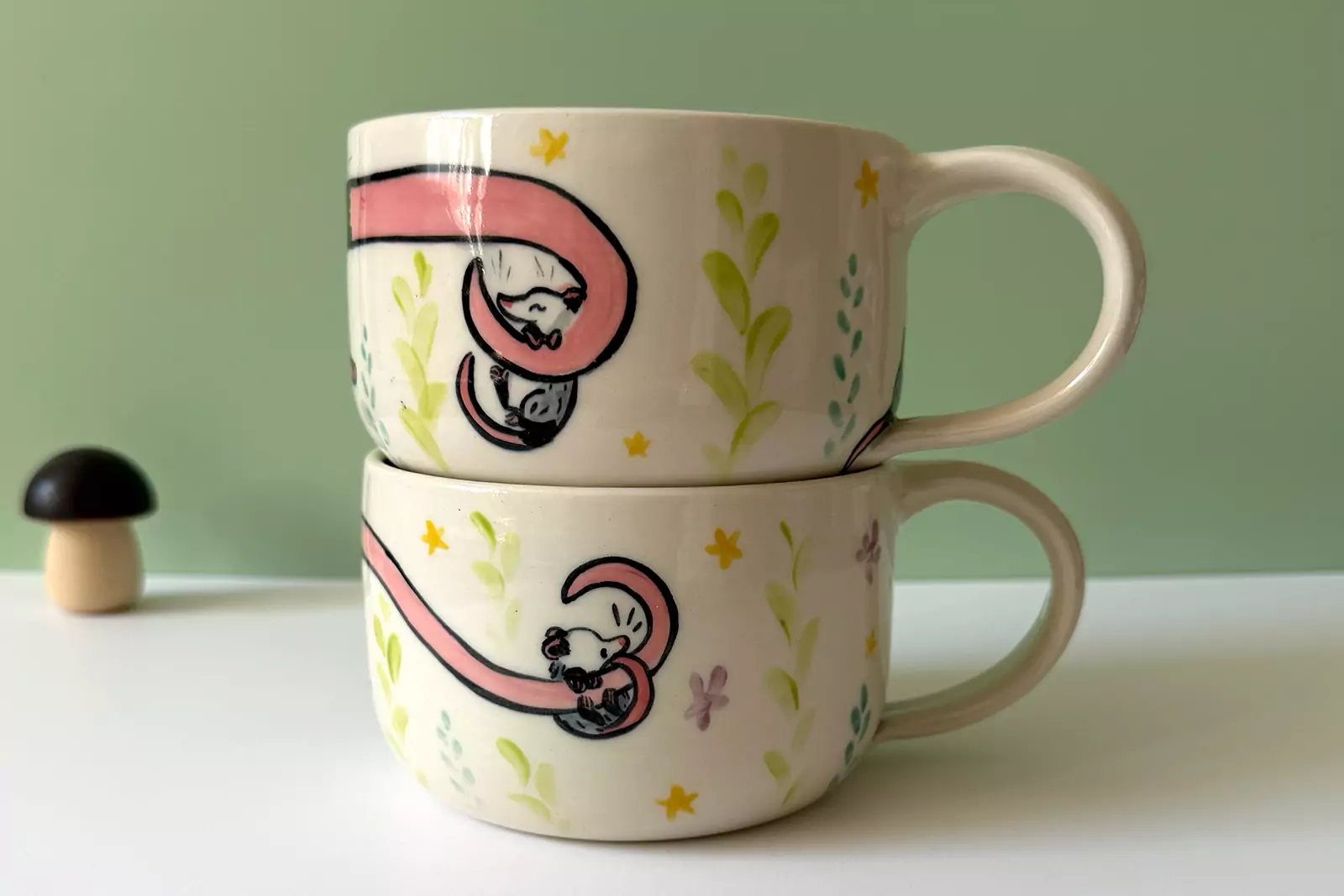 Latte Mug - Opossums - Image 2