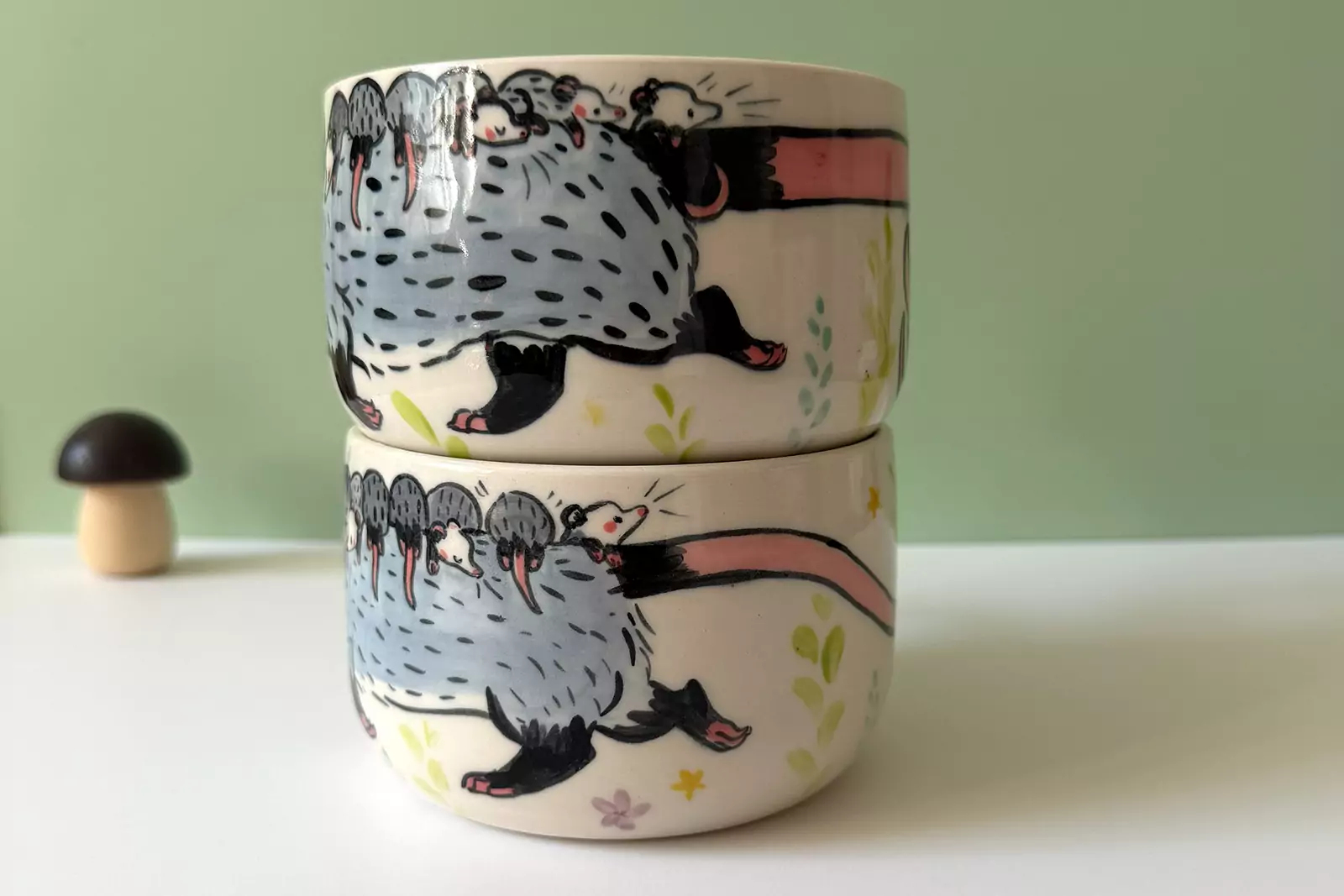 Latte Mug - Opossums - Image 5