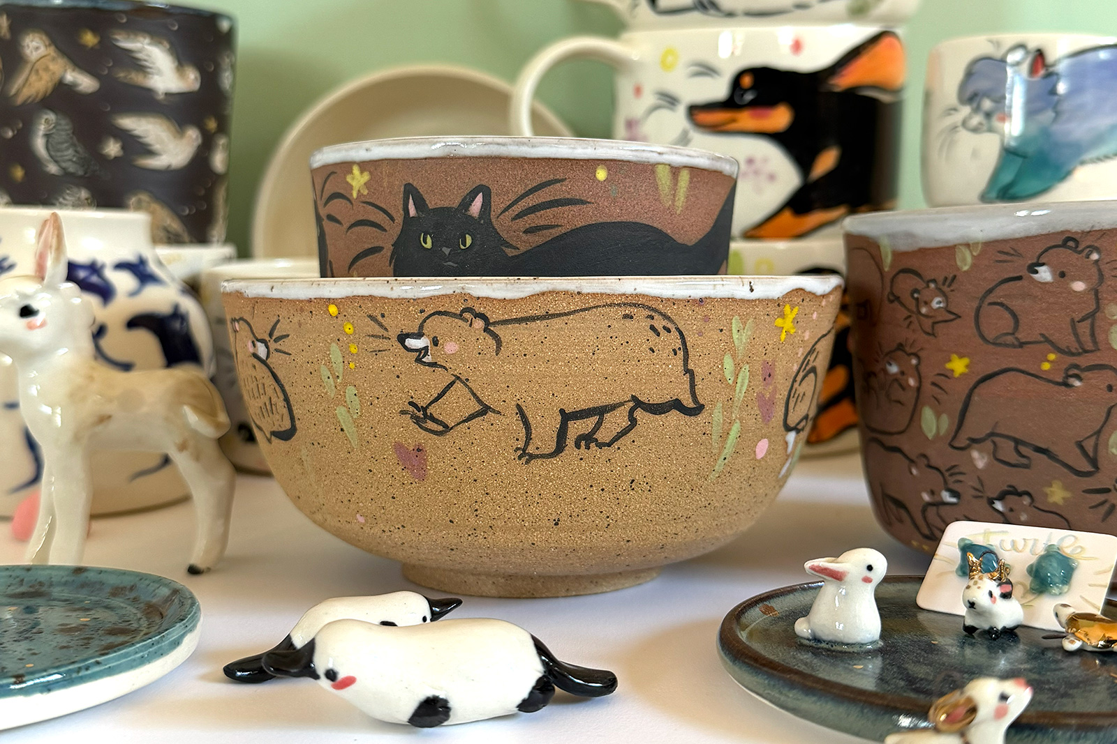 cute pottery made in canada by kness