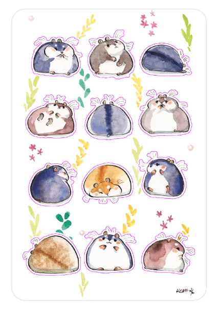 Vinyl Stickers Sheet - Image 3
