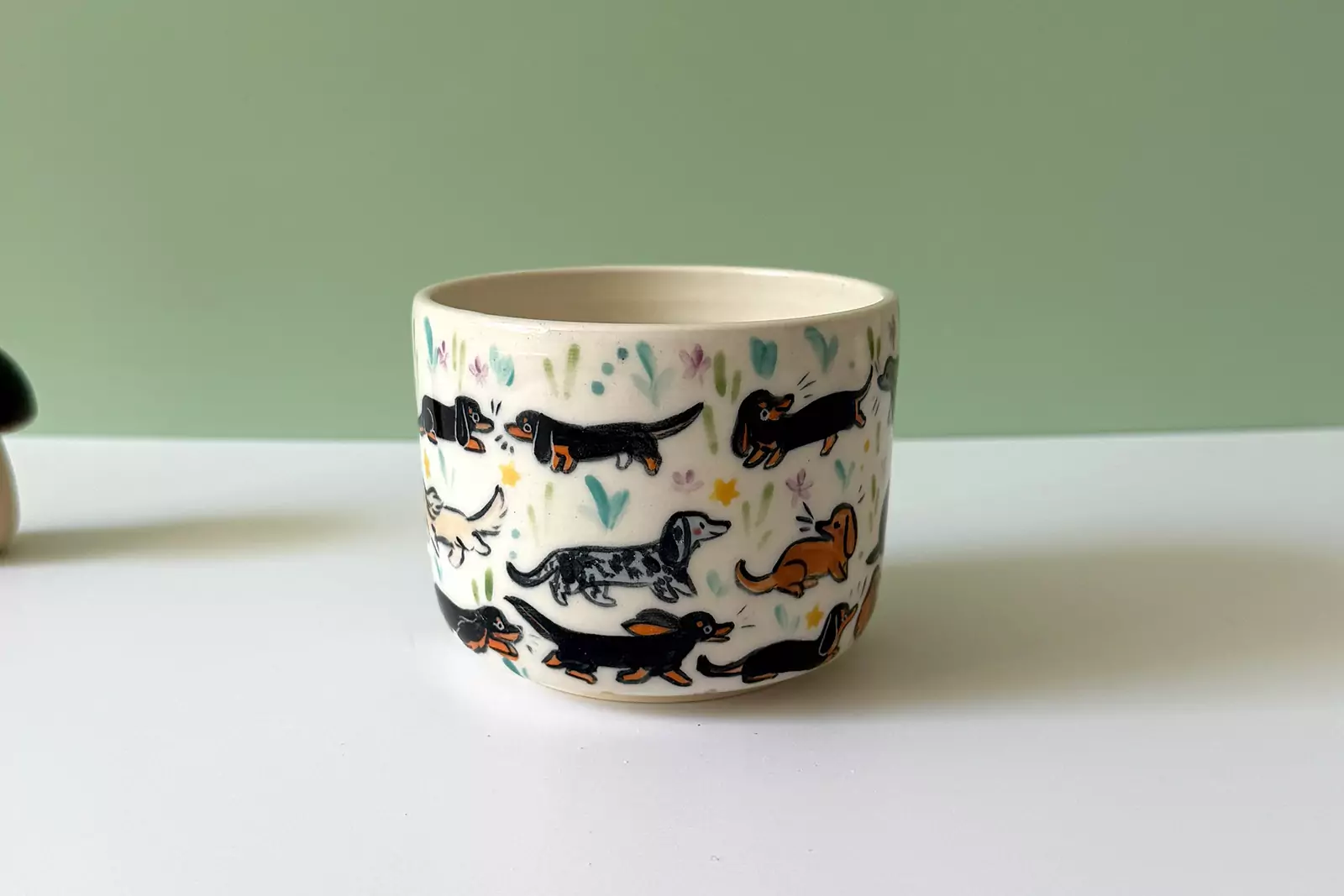 Alternative view of Cup - Many Dachshund