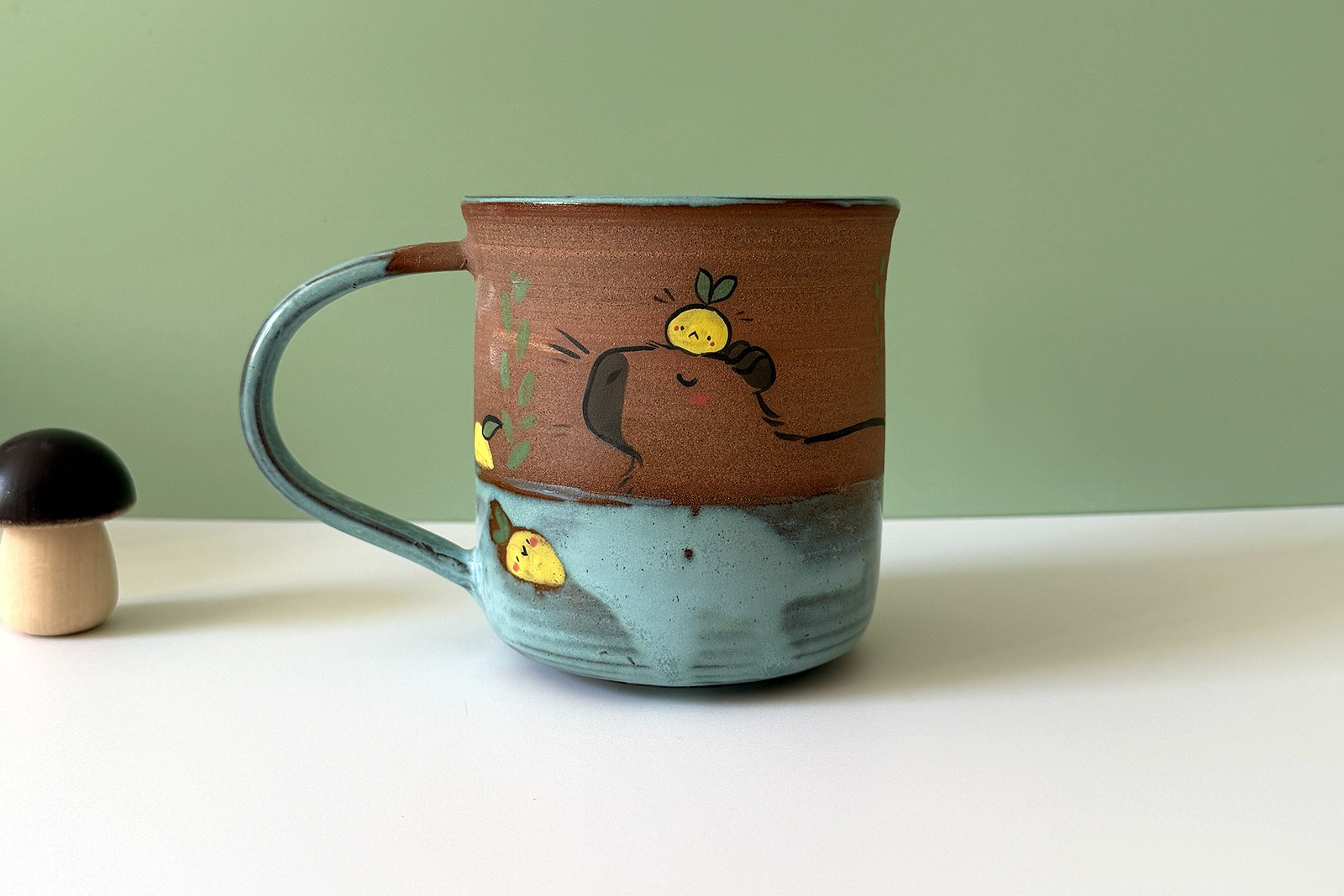 Alternative view of Maxi Mug - Capybaras