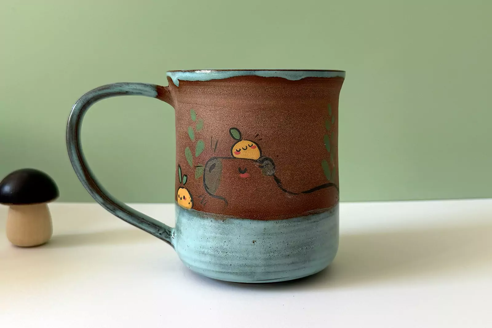 Maxi Mug - Capybaras au spa – Image 5