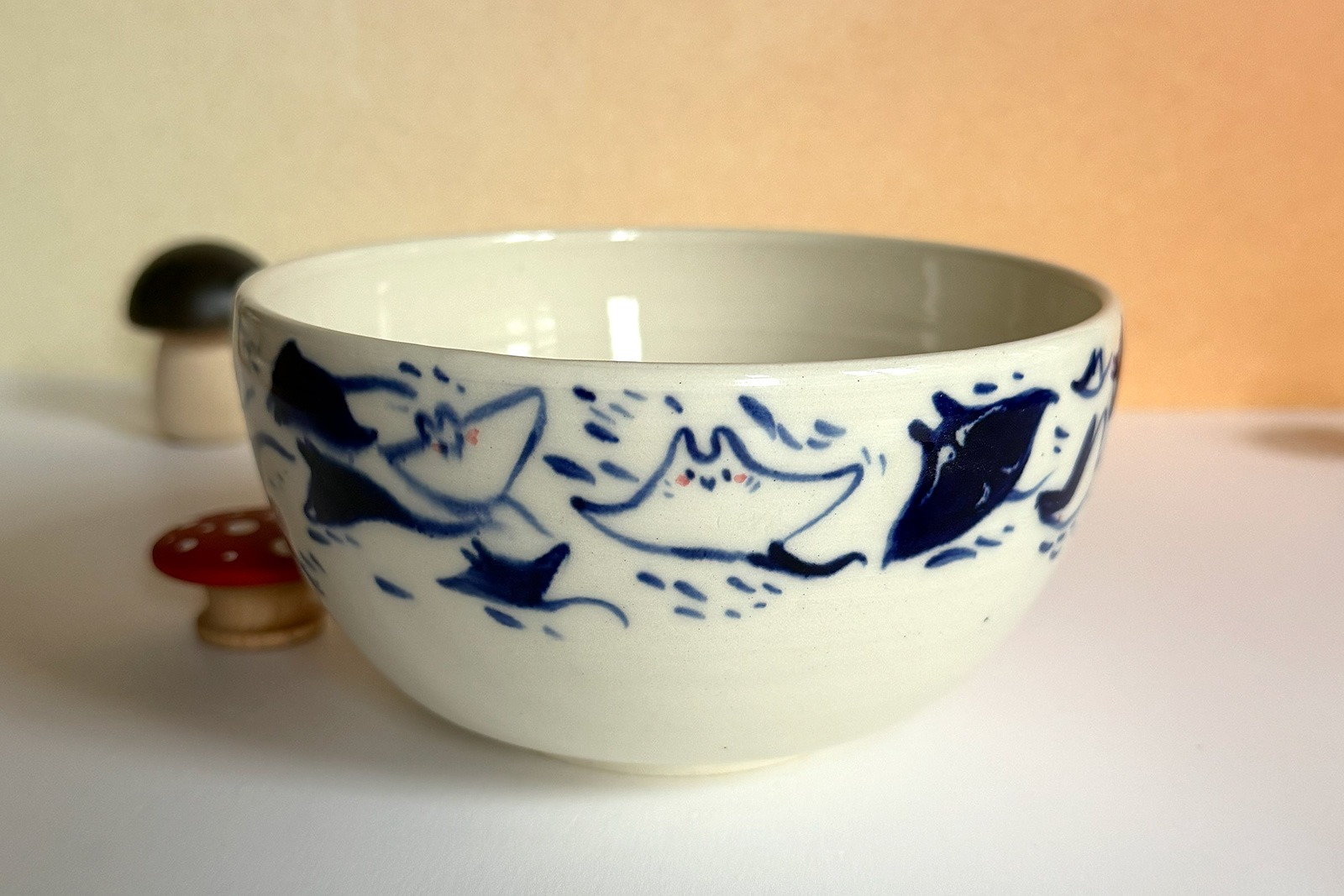 Bowl - Blue Rays