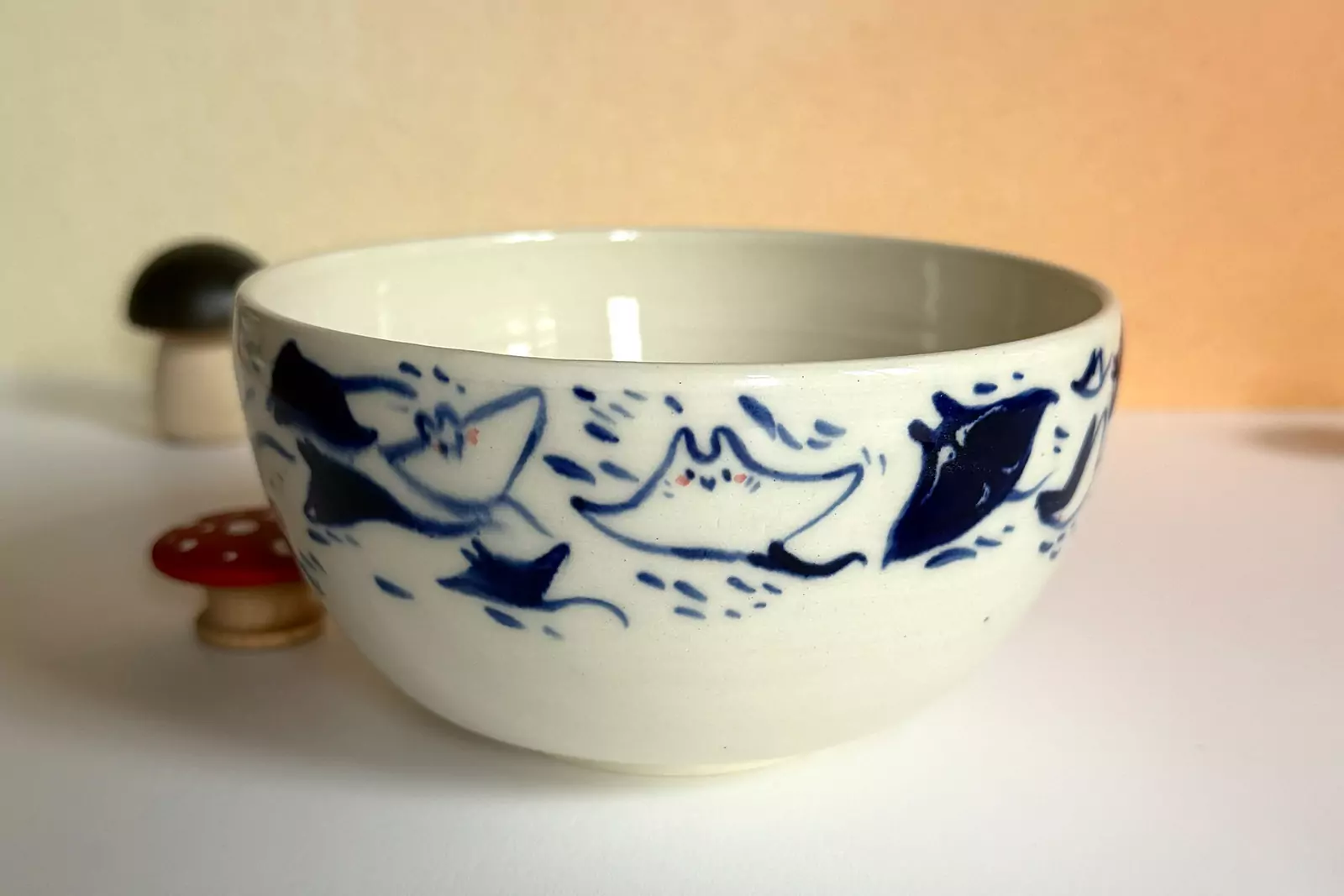 Bowl - Blue Rays