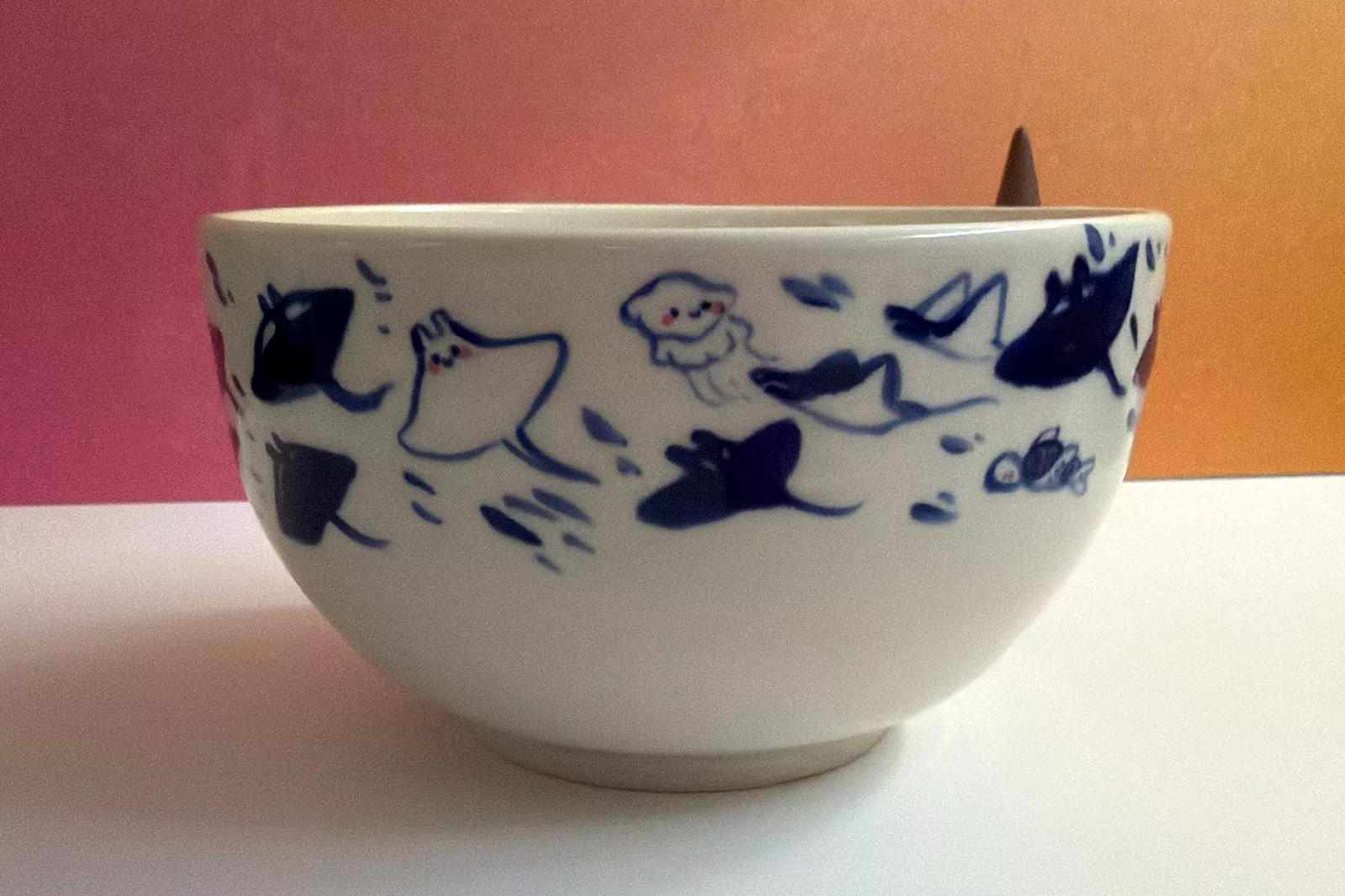 Bowl - Blue Rays - Image 4