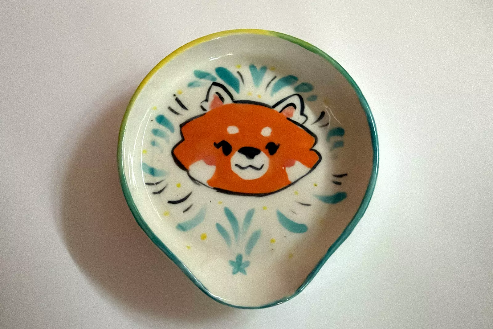 Repose cuillère : Panda Roux