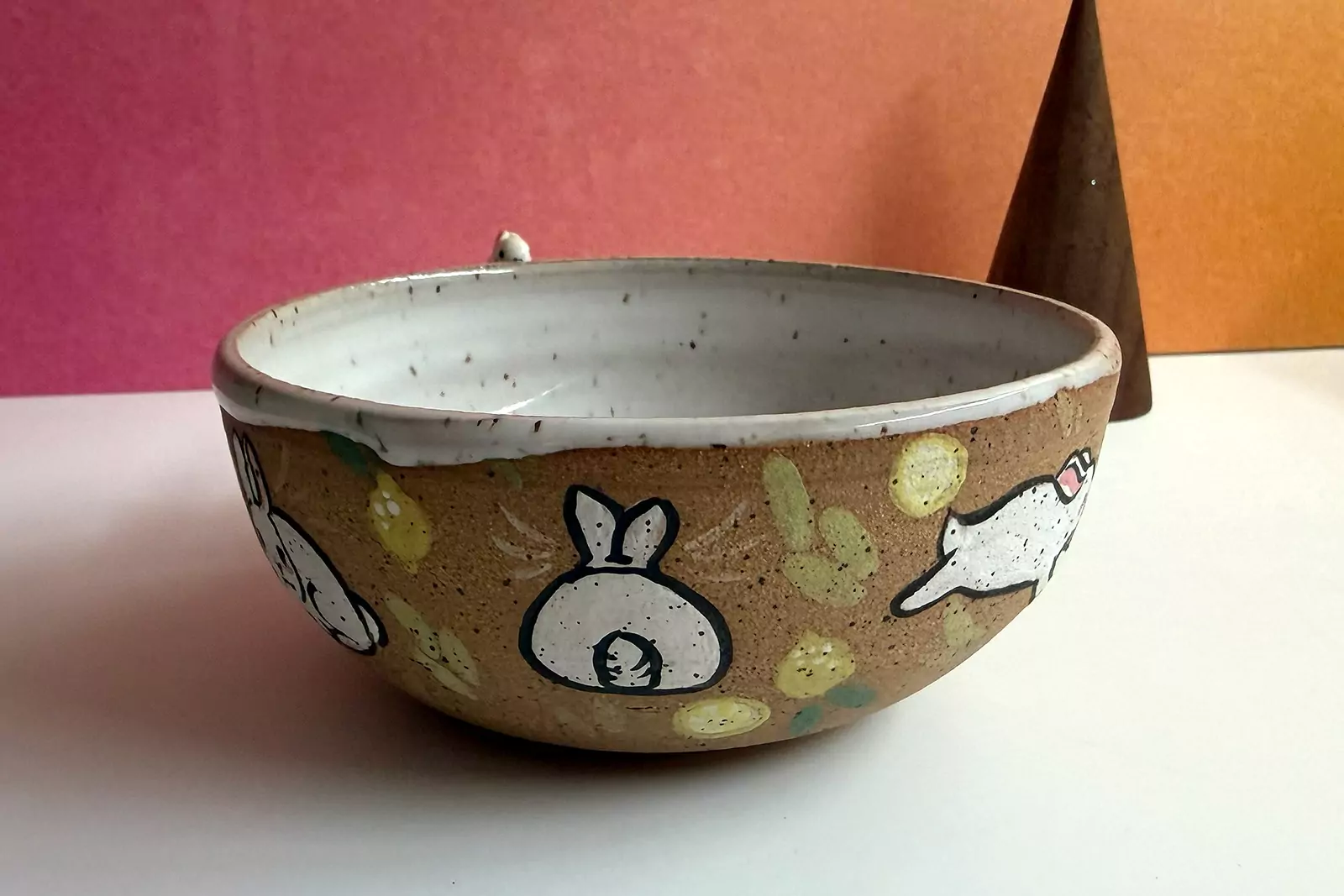 Tasse a thé - Sculptée - Lapins et Citrons – Image 5